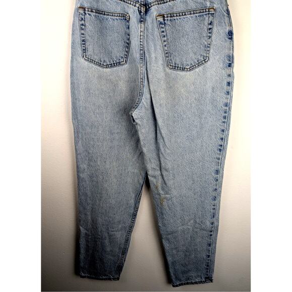 Gap Mom wmns Jeans Sz 12  reverse fit lite wash 90"sY2KMeas W30"H 43"R13"GUC - Picture 3 of 9